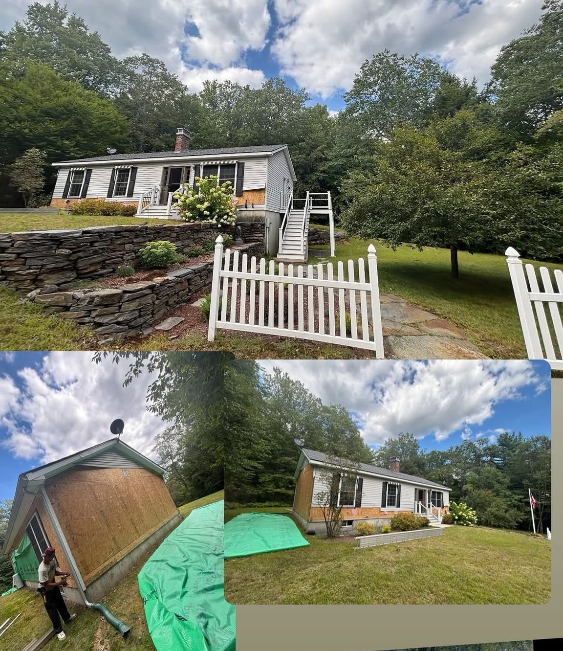 Housewrap Siding Transformation