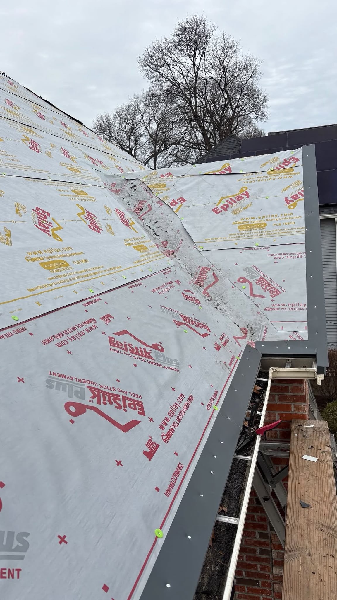 Roof Underlayment Prep